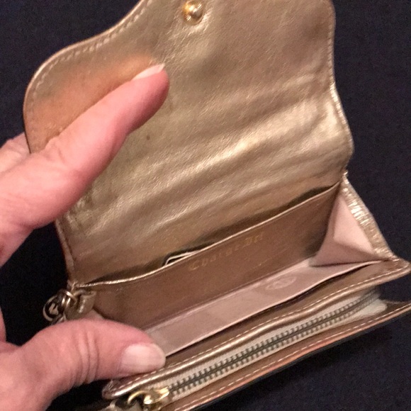 Gold Juicy leather pouch/wallet - Picture 4 of 8